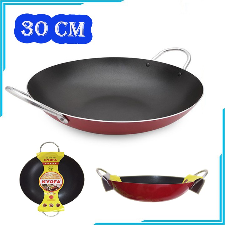 CHẢO CHỐNG DÍNH 2 QUAI SÂU LÒNG 30 CM