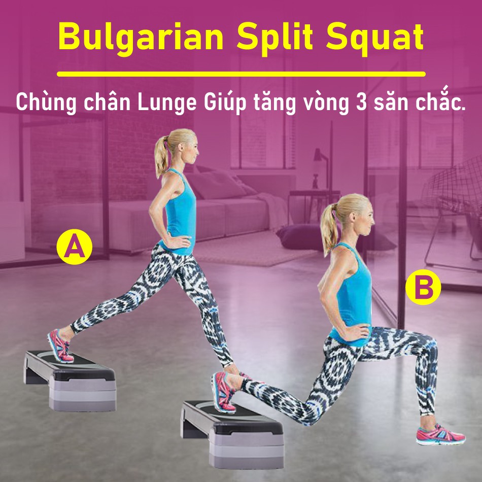 professionall.gym19 Bục dậm nhảy 78CM AEROBIC STEP giảm cân hiệu quả mới 2023