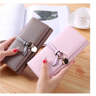 Ví cầm tay nữ - dáng dài L8911 ( sẵn màu nâu, hồng, đen, xanh)
