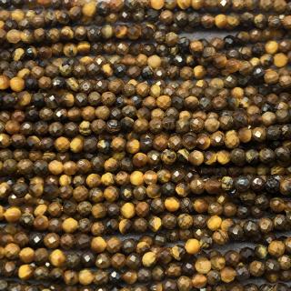 Chuỗi Hạt Đá Mắt Hổ Tự Nhiên 2 / 3 / 4mm
