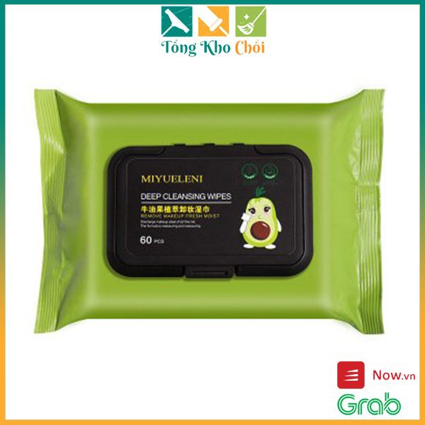 Khăn ướt tẩy trang chiết xuất quả bơ cho da mặt sạch và khỏe TTBO