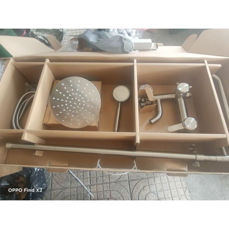 ✅GIÁ SỐC✅Bộ sen cây tròn tắm đứng inox 304