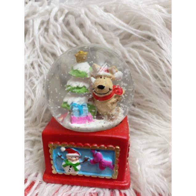 Quả Cầu Tuyết Giáng Sinh/Noel 9.5cm