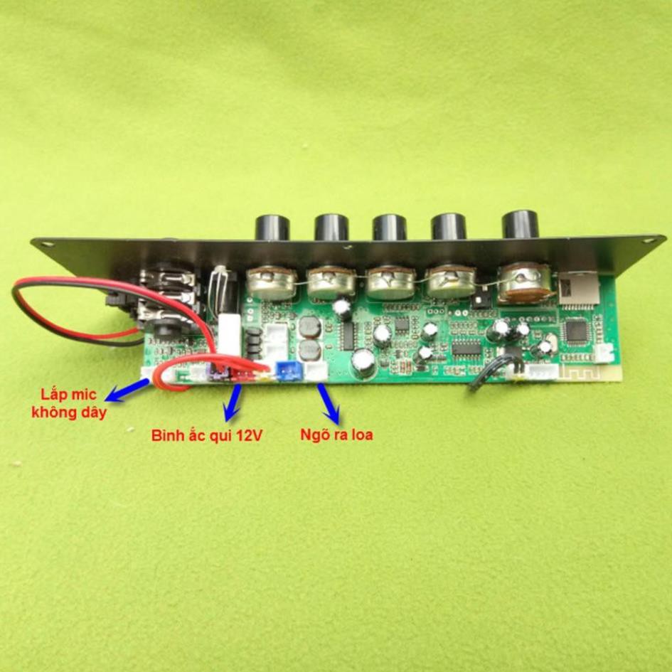 Mạch loa kéo công suất 40W - 80W HA8622 Bluetooth Karaoke Loa kéo 2.5 - 3 tấc v1
