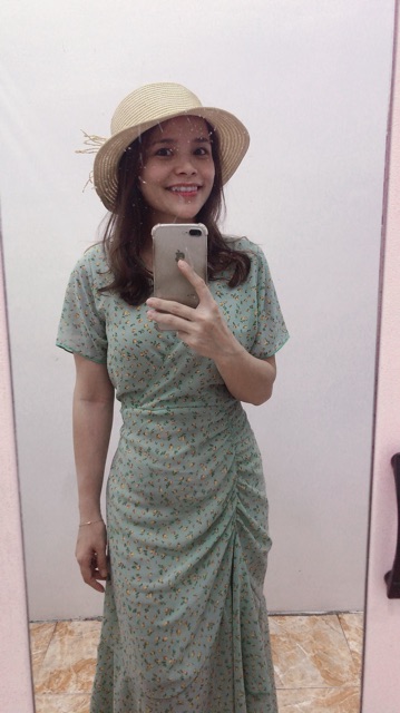 ĐẦM MAXI NHÚN EO, ĐUÔI CÁ (nhiều màu Khách đặt hàng ib shop check hàng còn-hết nhé) | BigBuy360 - bigbuy360.vn