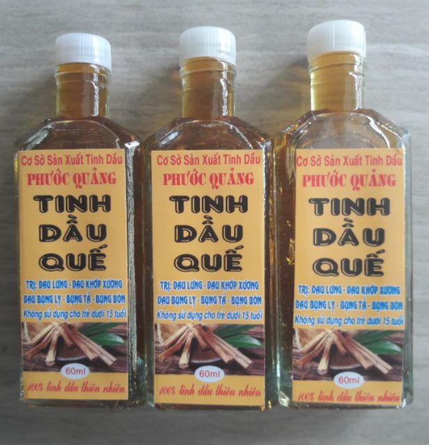Tinh dầu quế nguyên chất Phước Quảng