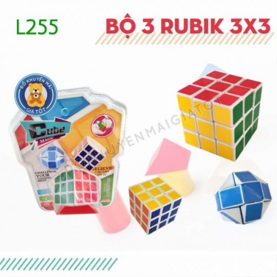 [XÃ KHO] ĐỒ CHƠI RUBIK 3*3*3 [HCM]