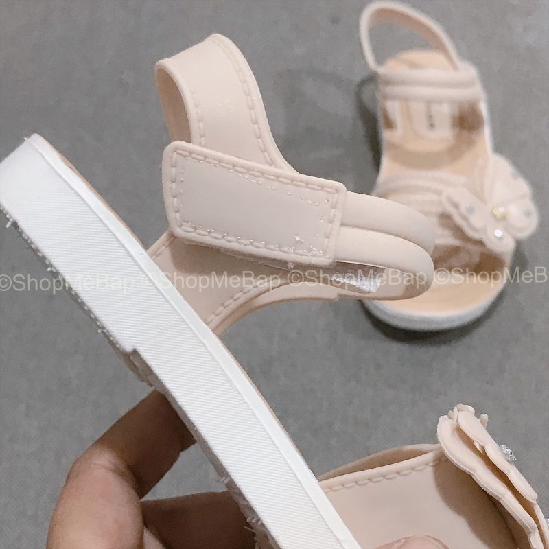 Sandal đi mưa đế casu quai nhựa siêu mềm cho bé gái