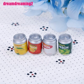4 bình nước mini tỉ lệ 1: 12 trang trí nhà búp bê