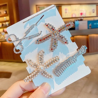 🍀🍀Kẹp tóc đính đá nhiều kiểu, cài tóc nữ tính Hàn Quốc