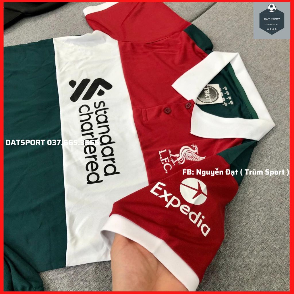 Set Bộ Liverpool Quần Có Túi 2022/23⚡FREESHIP⚡Bộ Quần Áo Bóng Đá CLB Liverpool 22/23 Vải Gai Thái Hàng Vải Đẹp