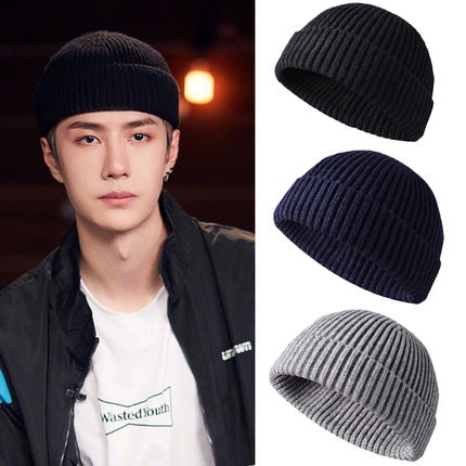 Mũ Trùm Đầu Dệt Kim Phong Cách Hip Hop Cho Nữ