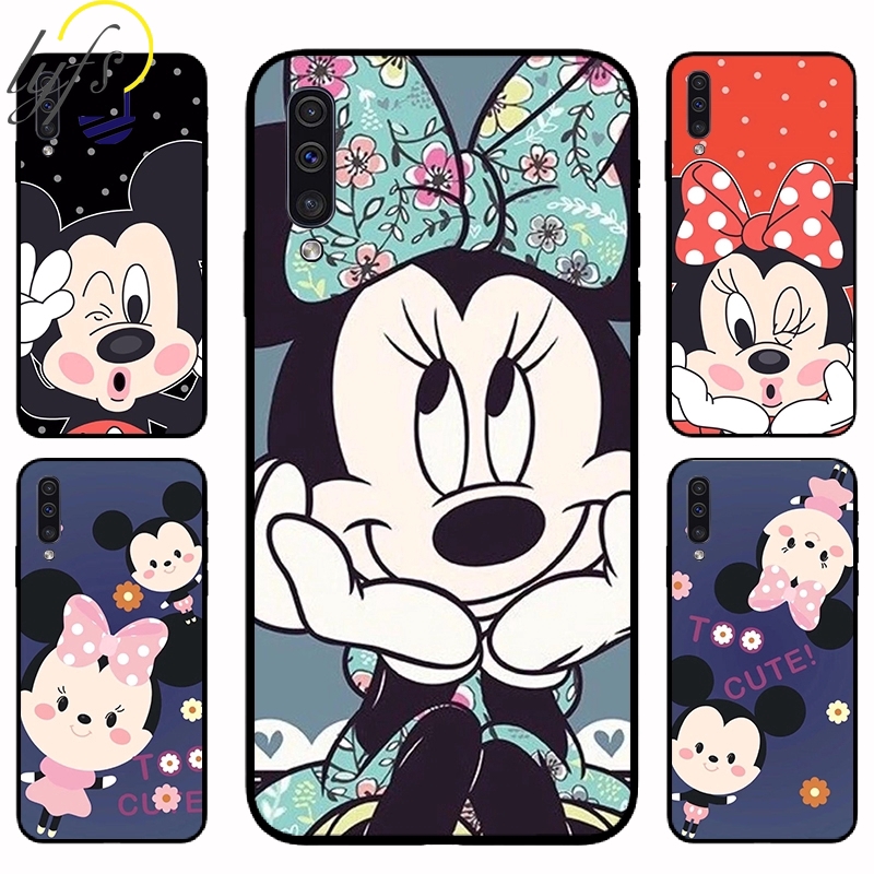 Ốp điện thoại nhựa dẻo in hình chuột Mickey Minnie dễ thươngSAMSUNG A10 A20 A30 A50 J4+ J6+ A9 A2 Core J2 Pro J2 Pime