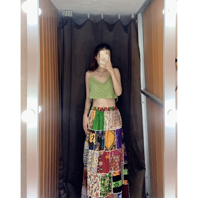 CHÂN VÁY CHÂP VÁ HANDMADE THÁI LAN