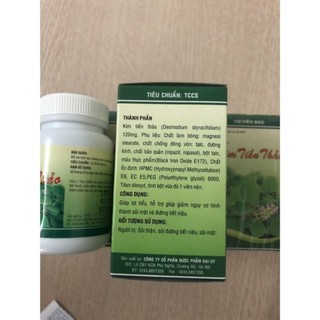 viên kim tiền thảo (lọ 100 viên)