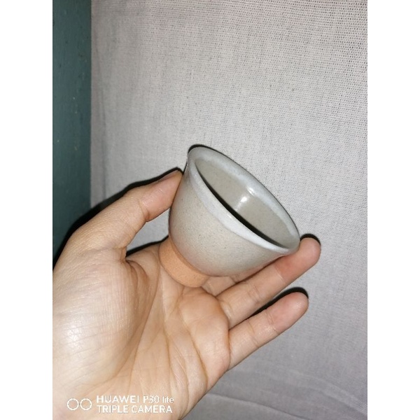 Gốm NHẬT BẢN : Chén trà, rượu gốm men haghi hồng phấn – 51
