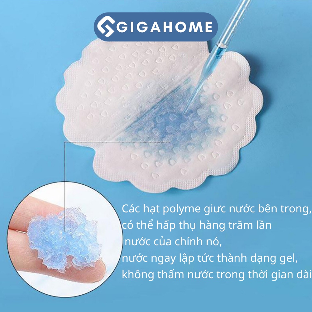 Hộp 40 Miếng Dán Thấm Mồ Hôi Nách GIGAHOME Khử Mùi Và Làm Khô Vùng Nách 7342