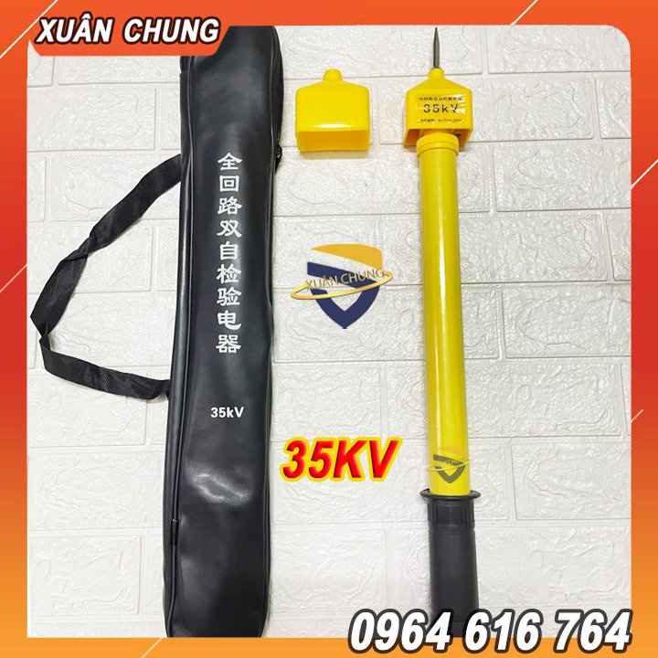 Bút thử điện 35kv trung thế lồng rút Đài loan có thể rút gọn giá rẻ
