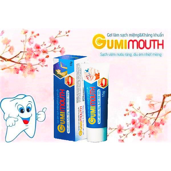 [GIÁ GỐC] Gumimouth kem bôi nhiệt miệng, vệ sinh miệng từ thảo dược tuýp 15g