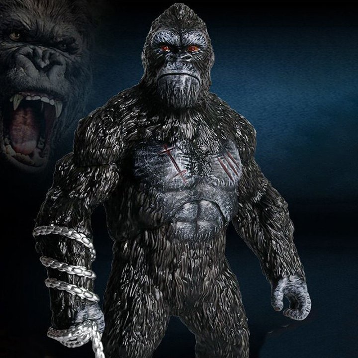 Mô Hình Đồ Chơi Gozilla Và Kinh Kong Mô Phỏng Động Vật Lớn Trong Phim King Kong Đại Chiến