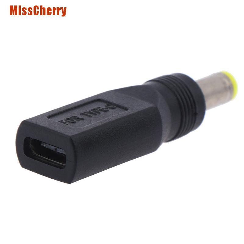 Đầu chuyển đổi từ Usb 3.1 Type C sang Dc cỡ 5.5mmx2.5mm