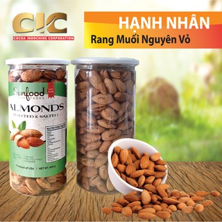 HẠNH NHÂN NGUYÊN HẠT VỎ LỤA RANG MUỐI - 400G