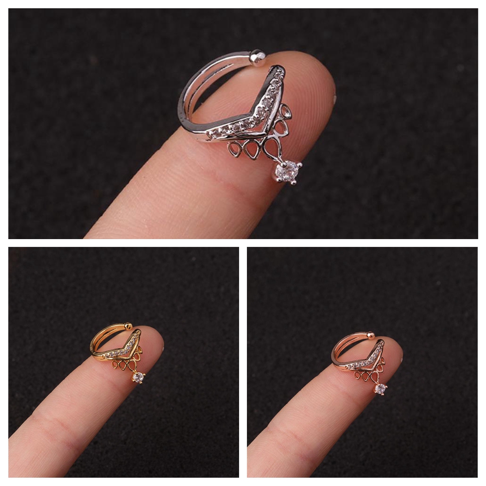 Hoa Tai Đính Đá Lấp Lánh Cho Nam Và Nữ