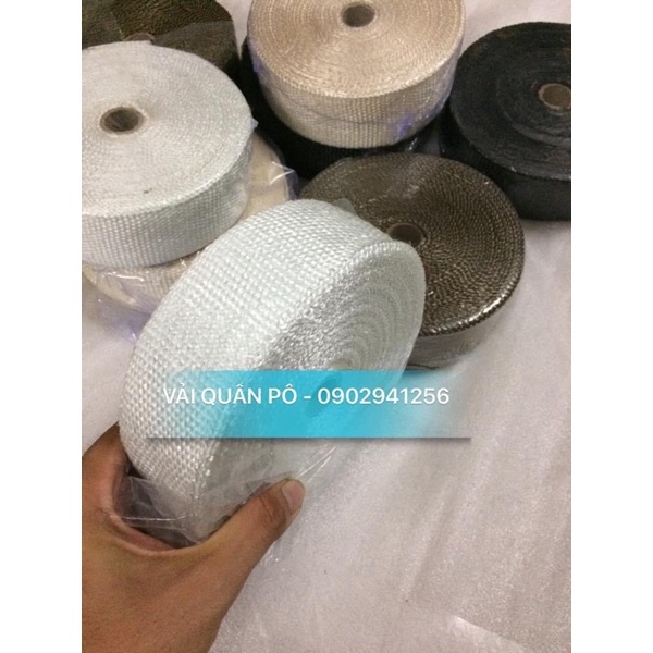 Dây quấn cổ pô chống cháy 5cm 2M 10M
