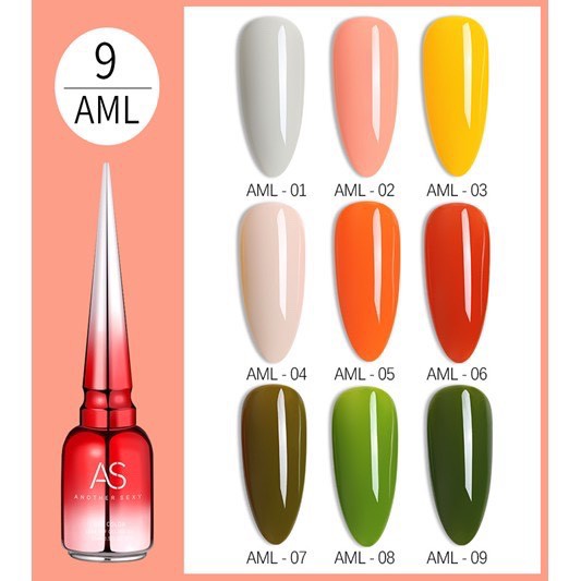 bền màu cực kì mướt 15ML (dành cho tiệm nail chuyên nghiệp) AML