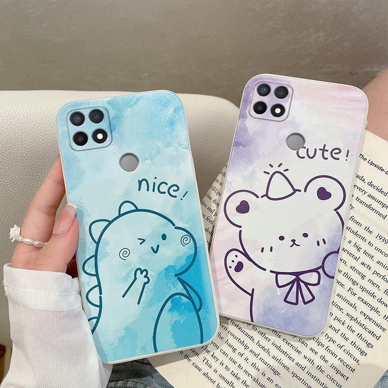 ốp lưng OPPO A15 Ốp Lưng Silicone Chống Sốc Họa Tiết Hoạt Hình Ốp OPPO A15 A15S