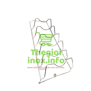 [ BẢO ĐẢM CHẤT LƯỢNG ] Kệ treo nắp nồi INOX 201, Giá treo nắp vung xoong nồi