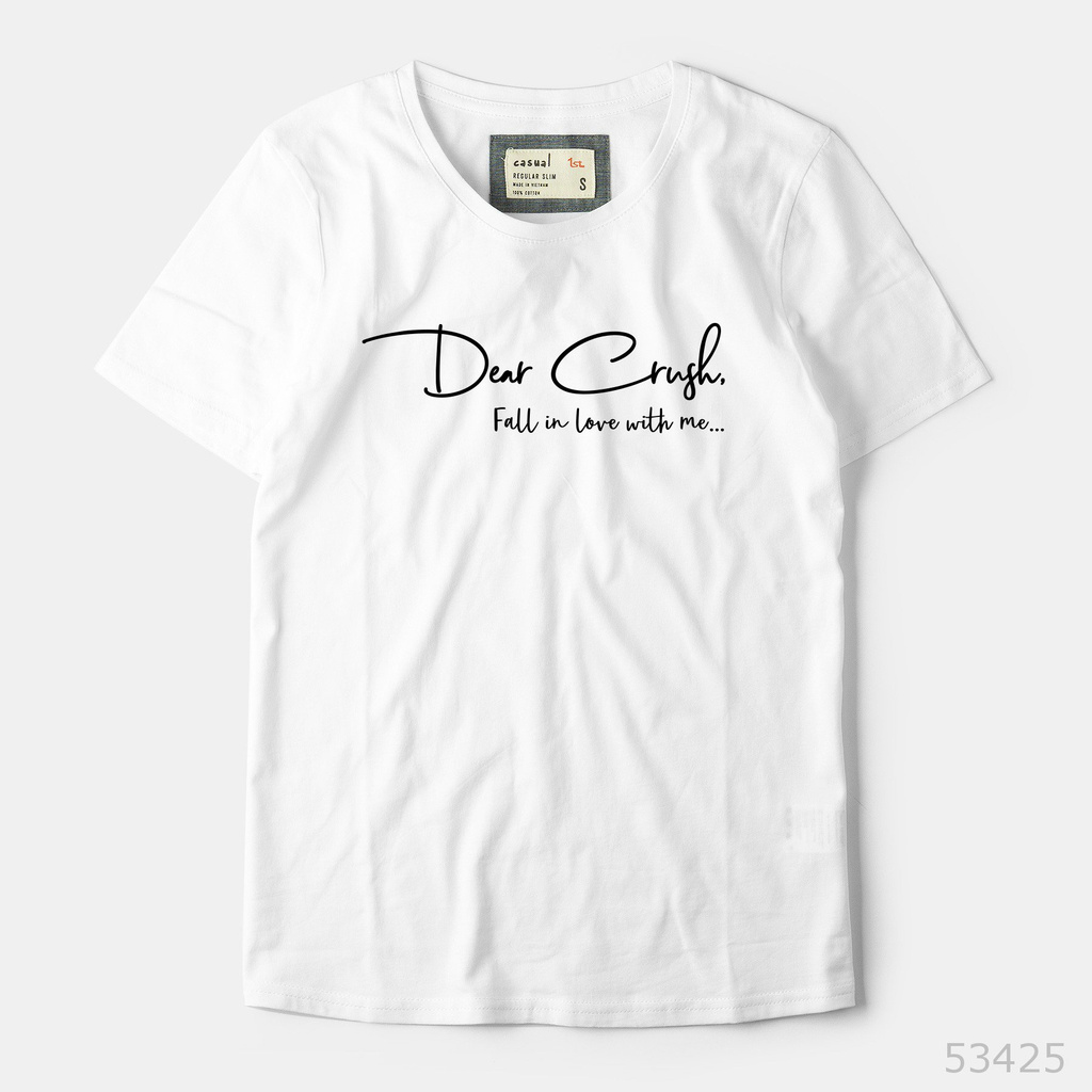 Áo thun nữ phông trơn Casual 1st cổ tròn tay ngắn cộc, vải 100% cotton cao cấp thoáng mát - dearcrush