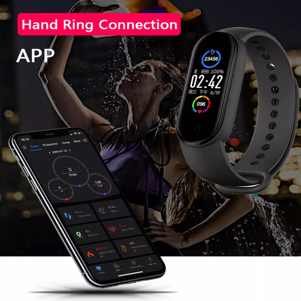 Đồng Hồ Thông Minh Xiaomi Mi Band 5 Bluetooth 5.0 Chống Nước Hỗ Trợ Theo Dõi Nhịp Tim