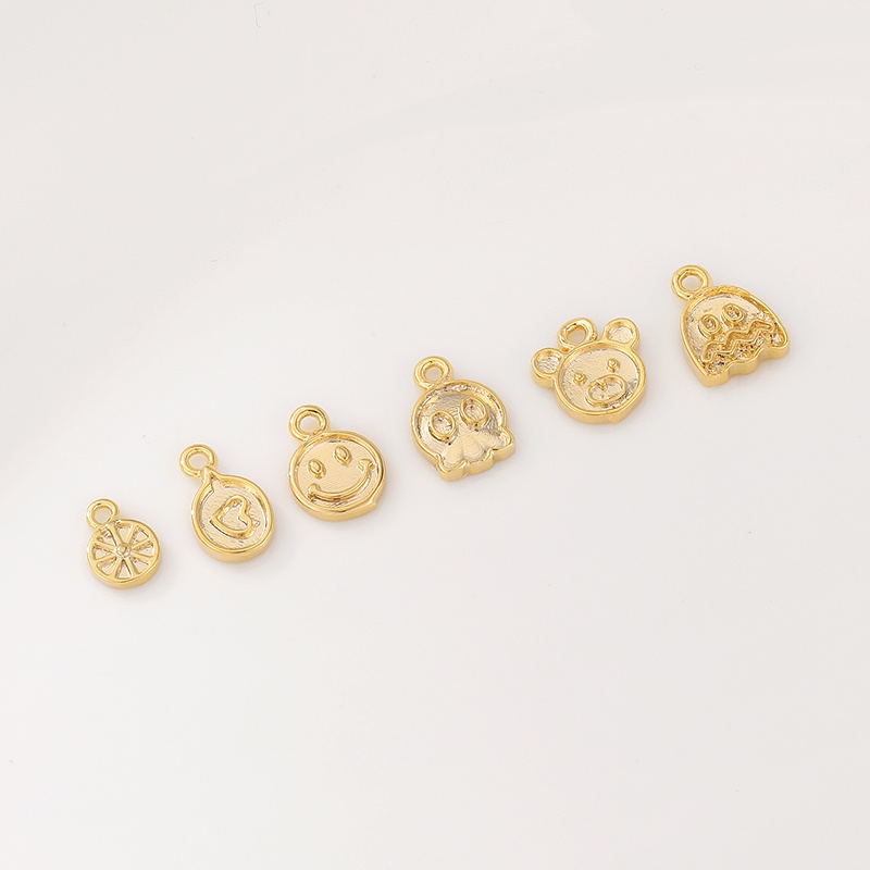 Mặt Dây Chuyền / Vòng Tay / Dây Chuyền Thủ Công diy Bằng Đồng Mạ Vàng 14K Hình Bướm / Ngôi Sao Tinh Tế