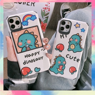 Ốp lưng da imd full dòng happy dinosauy-g148