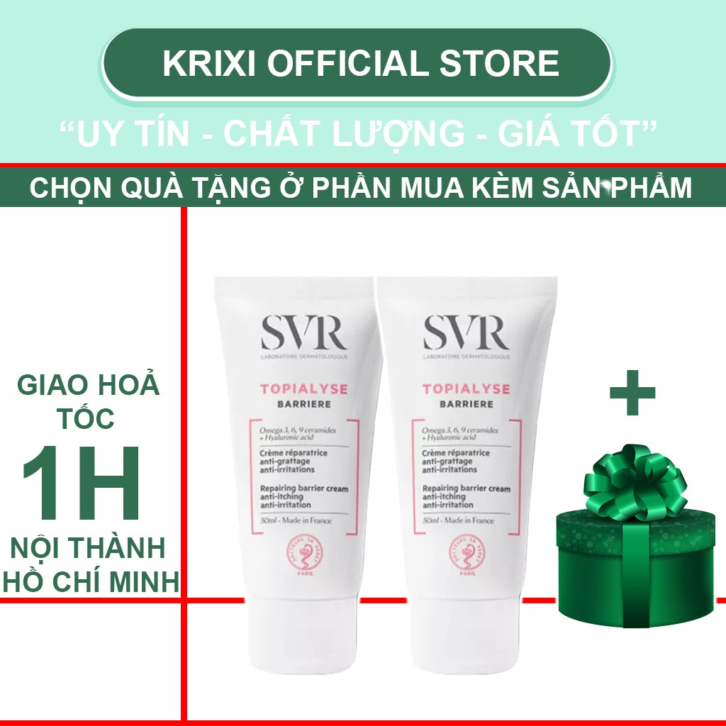 Kem Dưỡng SVR Topialyse Barriere Cấp Ẩm Phục Hồi Cho Da Thường, Da Khô, Nhạy Cảm 50g