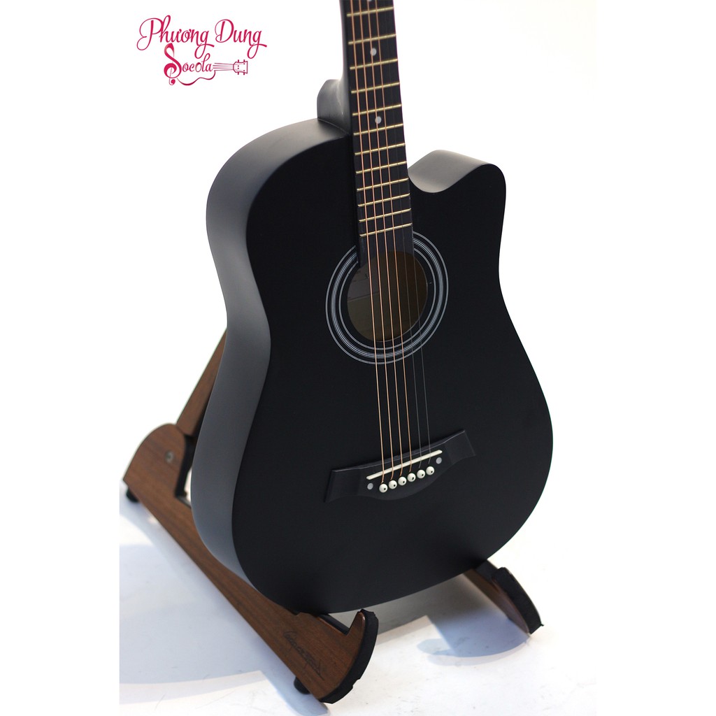 Guitar Acoustic Size Mini 3/4 - Màu Đen