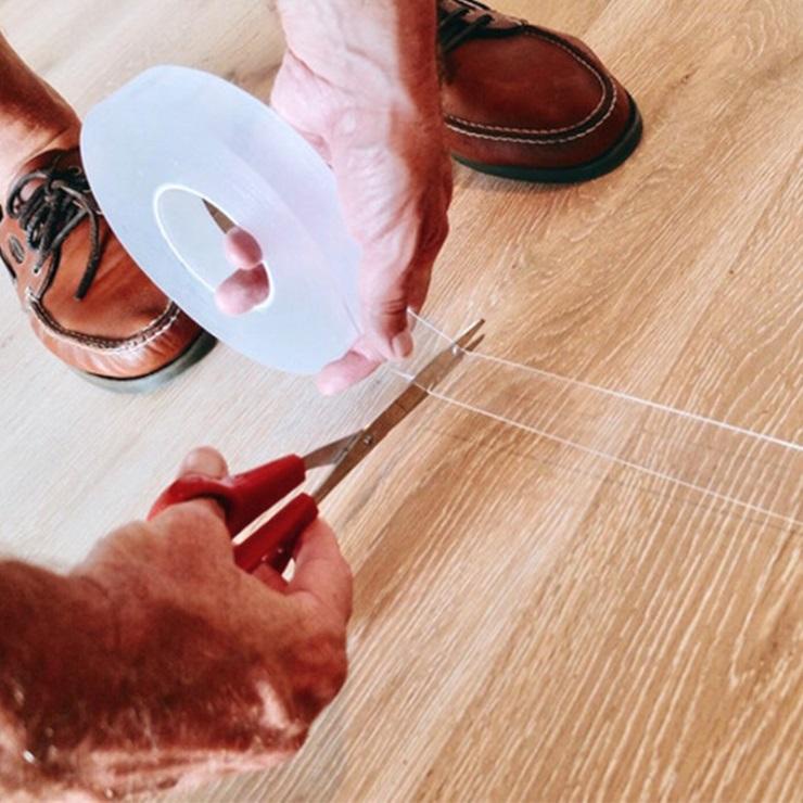 Băng keo 2 mặt siêu dính đa năng - Băng keo hai mặt siêu dính trong suốt dán tường