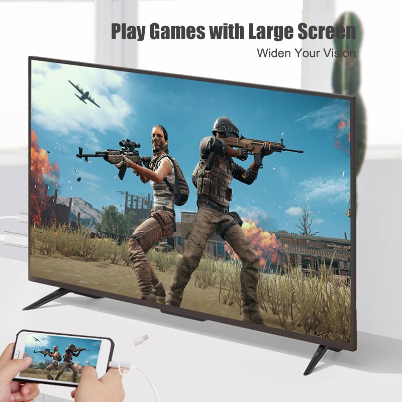 Dây Cáp 3 Trong 1 Chuyển Đổi Cổng Hdmi Sang Hdmi Hdtv Av Cho Iphone X Huawei Xiaomi Oppo