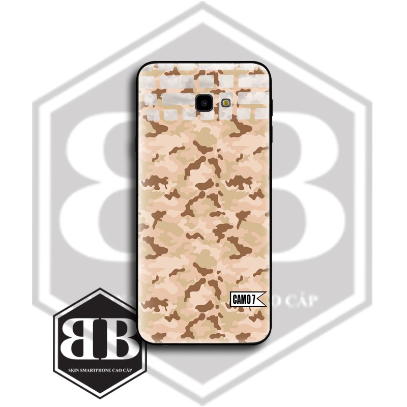 Ốp lưng kính cường lực SAMSUNG J4 2018 / J4 PLUS / J5 PRIME / J5 2015 in hình camo bao ngầu