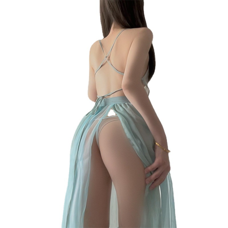 Bộ Đồ Ngủ Vải Voan Thêu Họa Tiết Phong Cách Cổ Điển Quyến Rũ Dành Cho Nữ 2022