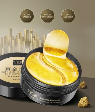 (Hàng Mới Về) Hộp 60 Miếng Mặt Nạ Mắt Tinh Chất Tảo Biển Collagen Dưỡng Ẩm Xóa Quầng Thâm Chống Nếp Nhăn Và Lão Hóa