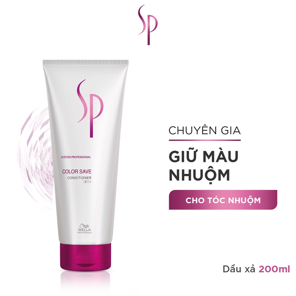 Combo Dầu Gội Xả System Professional Color Save Dành Cho Tóc Nhuộm, Size Nhỏ (Gội 250ml + Xả 200ml)