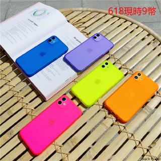 Ốp Điện Thoại Trong Suốt Màu Dạ Quang Cho Iphone 7 / 8 / X / 8p / Xmax