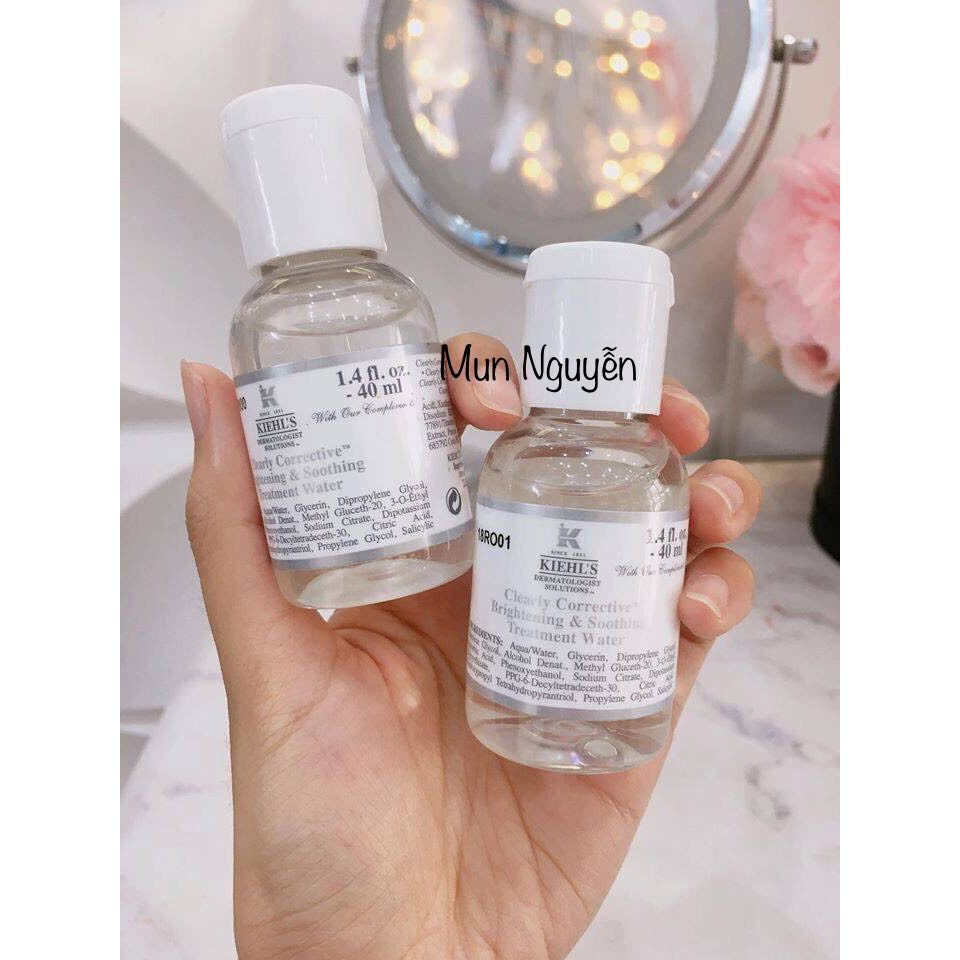 [SẴN] NƯỚC THẦN TRẮNG DA 𝐊𝐈𝐄𝐇𝐋’𝐒 CLEARLY CORRECTIVE BRIGHTENING & SOOTHING TREATMENT WATER 40ml | WebRaoVat - webraovat.net.vn