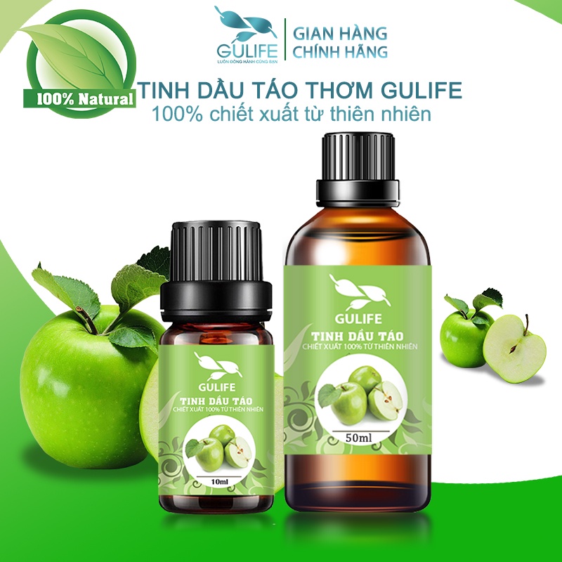 Tinh Dầu Táo Chiết Xuất Từ Thiên Nhiên GULIFE - Giảm Căng Thằng, Thơm Phòng &amp; Thư Giãn