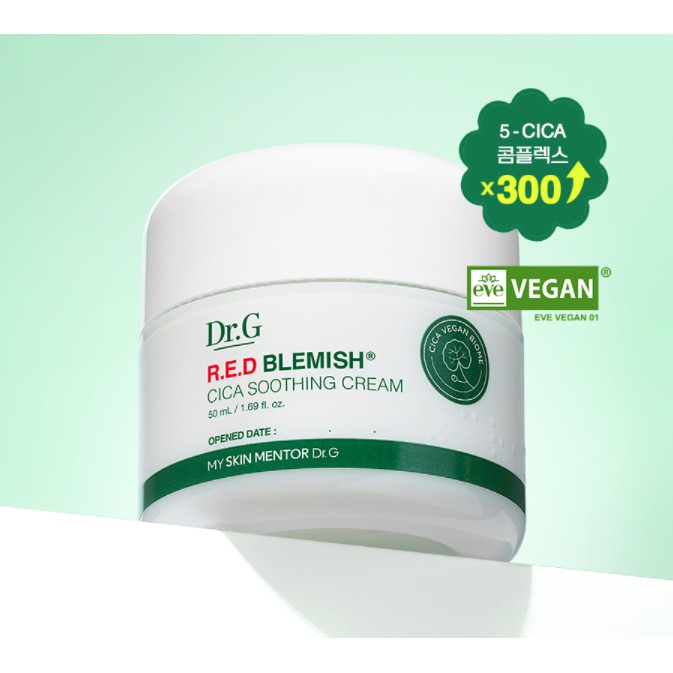 🇰🇷 DR.G RED BLEMISH CICA SOOTHING CREAM 50ml