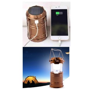 Đèn bão 5 in  1 - Sạc bằng pin mặt trời