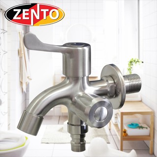 Vòi xả lạnh inox304 đa năng 2 đầu Zento SUS722