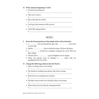 Sách - Đề Kiểm Tra Tiếng Anh Lớp 9 (tái bản 01)